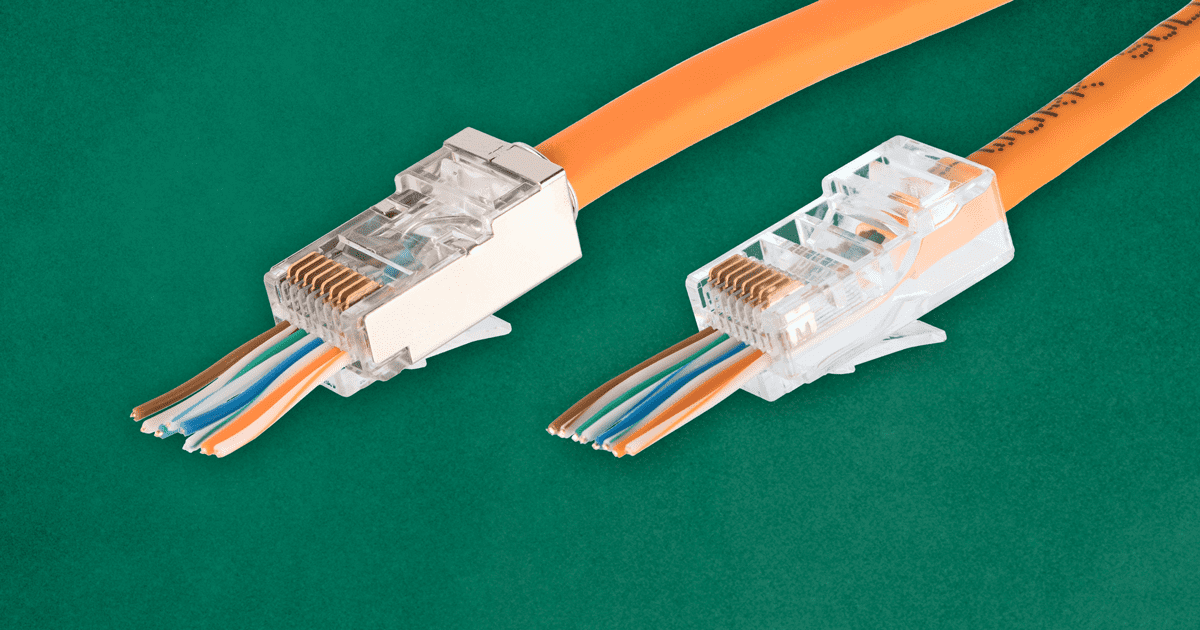 NIKOMAX Pass-through RJ45 Plugs